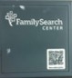 Sanctioned FamilySearch center example (blue/gray)